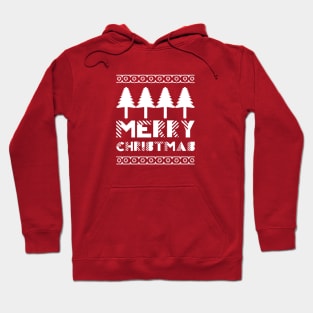 Merry Christmas Simple Design Hoodie